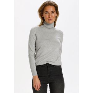 Saint Tropez - J2046 - Coltrui - Pearl grey mel ange - Fijngebreid met Viscose - Classic Fit