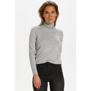 Saint Tropez - J2046 - Coltrui - Pearl grey mel ange - Fijngebreid met Viscose - Classic Fit