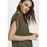 Saint Tropez - P1326 - Blousetop - Army Green - 100% Polyester