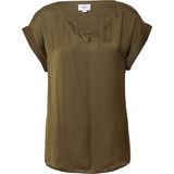 Saint Tropez - P1326 - Blousetop - Army Green - 100% Polyester