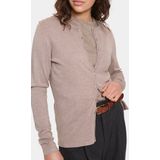 Saint Tropez - Cardigan - Zwart - Viscose/Polyamide