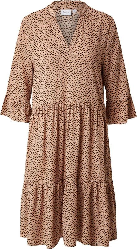 Saint Tropez - Edasz Dress - Jurk - Tan Pebbles - 100% Viscose