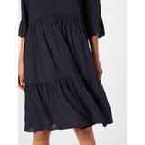 Saint Tropez - Edasz Solid Dress - Jurk - Blue Deep - 100% Viscose