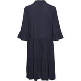 Saint Tropez - Edasz Solid Dress - Jurk - Blue Deep - 100% Viscose