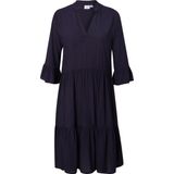 Saint Tropez - Edasz Solid Dress - Jurk - Blue Deep - 100% Viscose
