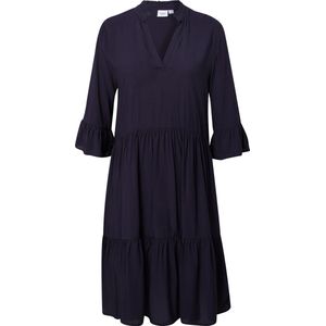 Saint Tropez - Edasz Solid Dress - Jurk - Blue Deep - 100% Viscose