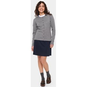 Saint Tropez - Mila - Cardigan - Mist Grey Melange - 80% Viscose, 20% Polyamide