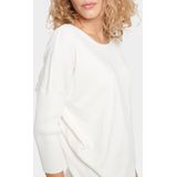 Saint Tropez - Milasz R-Neck Pullover - Gebreid - Ice - 80% Viscose, 20% Polyamide