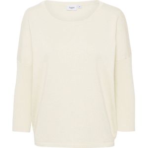 Saint Tropez - Milasz R-Neck Pullover - Gebreid - Ice - 80% Viscose, 20% Polyamide