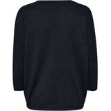Saint Tropez - A2561 Milasz R-Neck Pullover - Gebreid - Night Sky - 80% Viscose, 20% Polyamide