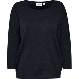 Saint Tropez - A2561 Milasz R-Neck Pullover - Gebreid - Night Sky - 80% Viscose, 20% Polyamide