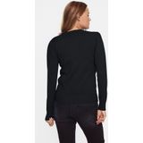 Saint Tropez - Milasz Pullover - Zwart - 80% Viscose 20% Polyamide