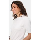 Saint Tropez - Milasz Ss Pullover - Gebreide Trui - Wit