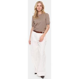 Saint Tropez, Dames, Truien, Bruin, Maat: M Viscose,