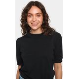 Saint Tropez - MilaSZ SS - Pullover - Zwart - 80% Viscose