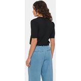 Saint Tropez - MilaSZ SS - Pullover - Zwart - 80% Viscose