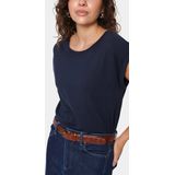 T-shirt - Effen - Jersey - Ronde Hals - Kwartmouw - Normale Pasvorm