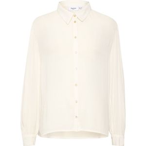 Saint Tropez - Albasz Shirt Bluser - Blouse - Wit - Katoen