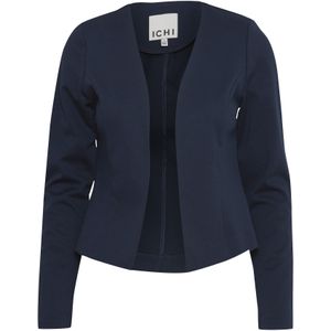 Ichi - Blazer - Blauw - Polyester - Vrouwen