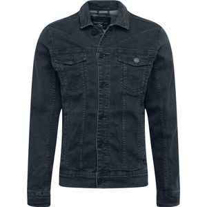 Jeansjack - Katoen - Slim Fit - Kraaguitsnijding - Twee Zakken