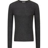 !Solid - Trui 'Jarah' - Donkergrijs - Gebreide Trui