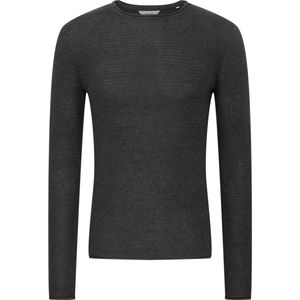 !Solid - Trui 'Jarah' - Donkergrijs - Gebreide Trui