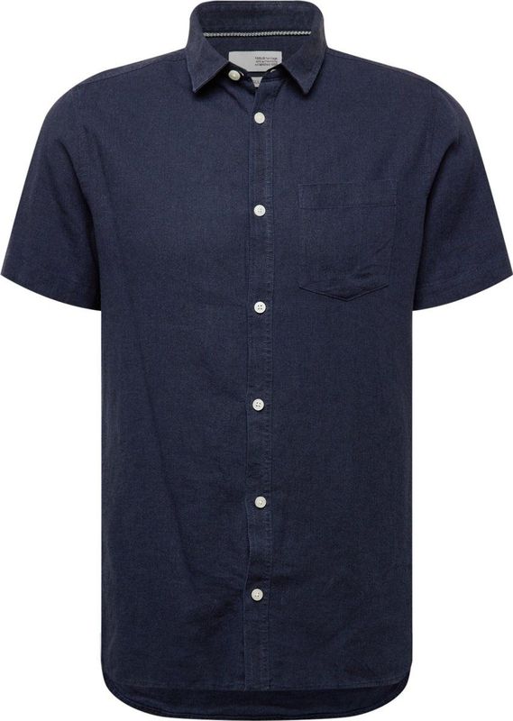 !Solid Overhemd 'Allan'  donkerblauw