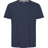 BLEND - Nasir - Shirt - Donkerblauw - Kwartmouw - Normale Pasvorm