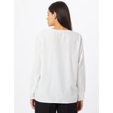 Cream - Fengcr Blouse 10607056 - Blouse - Wit - Lange Licht Opgeblazen Mouwen