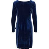 Jerseyjurk - Effen - Fluweel/Nicky Velours - Lange Mouw - Knielengte