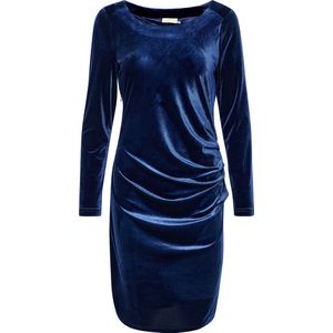 Jerseyjurk - Effen - Fluweel/Nicky Velours - Lange Mouw - Knielengte