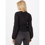 Cream - CRHenva - Blouse - Zwart - Lange Mouwen - Effen