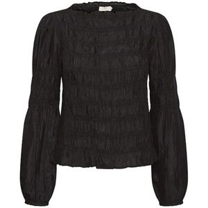 Cream - CRHenva - Blouse - Zwart - Lange Mouwen - Effen