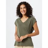 Kaffe - Kalise T-Shirt - Groen - Dames - Korte Mouwen