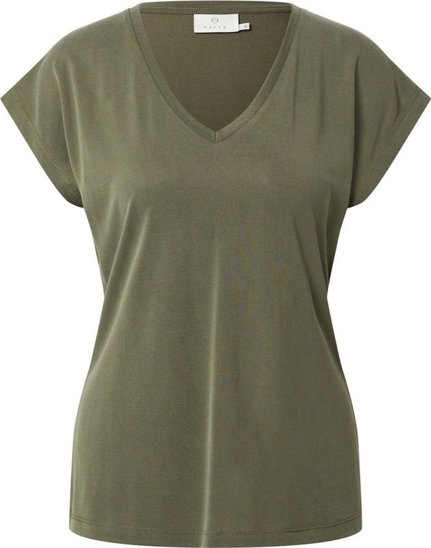 Kaffe - Kalise T-Shirt - Groen - Dames - Korte Mouwen