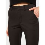 Kaffe - Diep Chino Broek - Zwart - Dames - Slim Fit