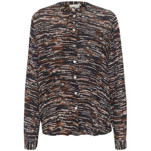 Kaffe - Veelkleurig - Overhemdblouse - 100% Viscose