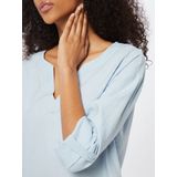 Cream - Tuniek - Ronde Hals - ½ Mouwen - Relaxte Silhouet