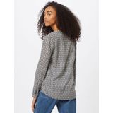 Kaffe - Slimme Blouse - Chique Print - Lange Mouwen - V-Hals