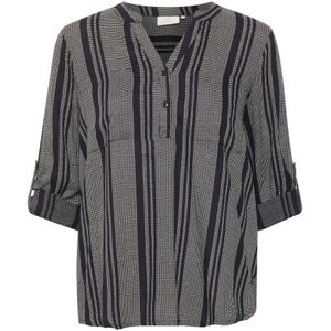 KAFFE - Noral - Damesblouse - Effen - Lange Mouwen
