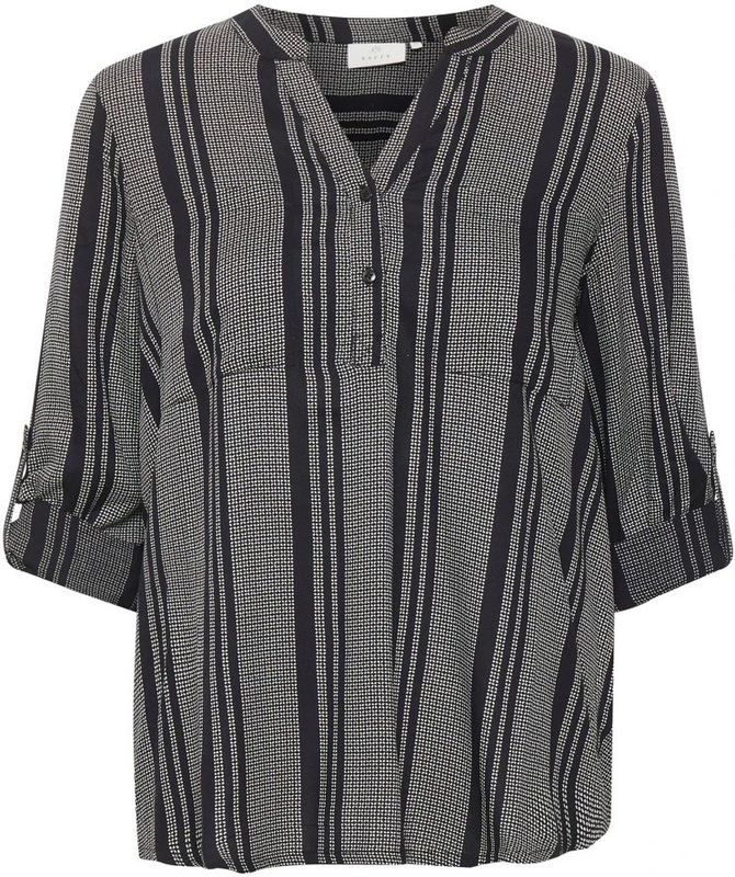 KAFFE - Noral - Damesblouse - Effen - Lange Mouwen