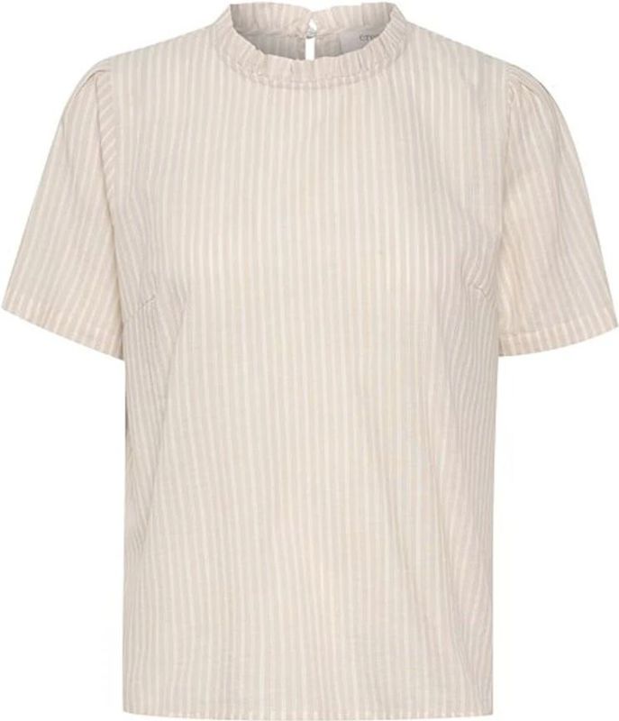 Cream - Katinkacr Blouse Bluser 10606055 - Top - Beige - 100% Katoen