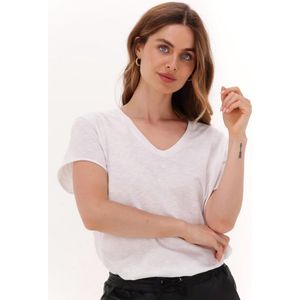 My Essential Wardrobe 08 The Vtee Slub Yarn Jersey Tops T-shirts Dames - Shirt - Wit
