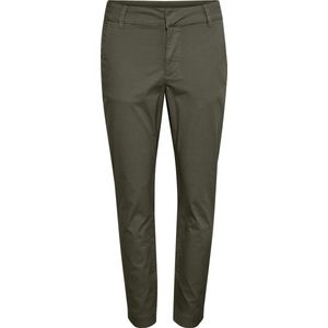 Kaffe - Chino 'Mette' - Kaki - Chino Broeken - 7/8 Lengte - Regular Fit