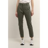 Kaffe - Chino 'Mette' - Kaki - Chino Broeken - 7/8 Lengte - Regular Fit