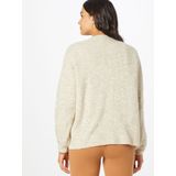 Cream - CRMerle - Gebreid Vest - Beige - Losse Pasvorm - Lange Mouw