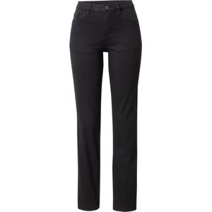 KAFFE Damesjeans rechte hoge taille damesjeans, Black Deep, 36