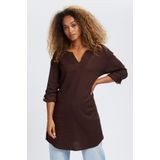 Cream, Dames, Blouses & Shirts, Bruin, Maat: XS