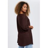 Cream, Dames, Blouses & Shirts, Bruin, Maat: XS