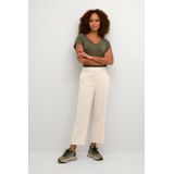 Pantalon - Grijs - 77% Polyester, 18% Viscose, 5% Elastaan